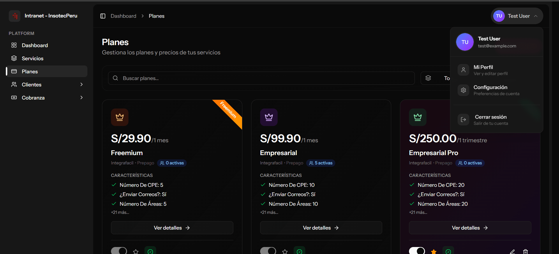 Intranet Insotec v2